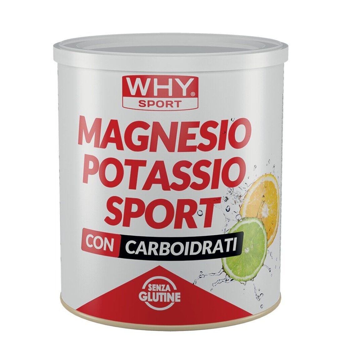 Why Sport Magnesio Potassio Sport con Carboidrati 300g